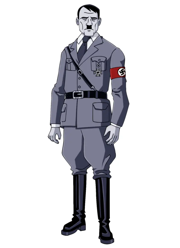 Character in Military Uniform