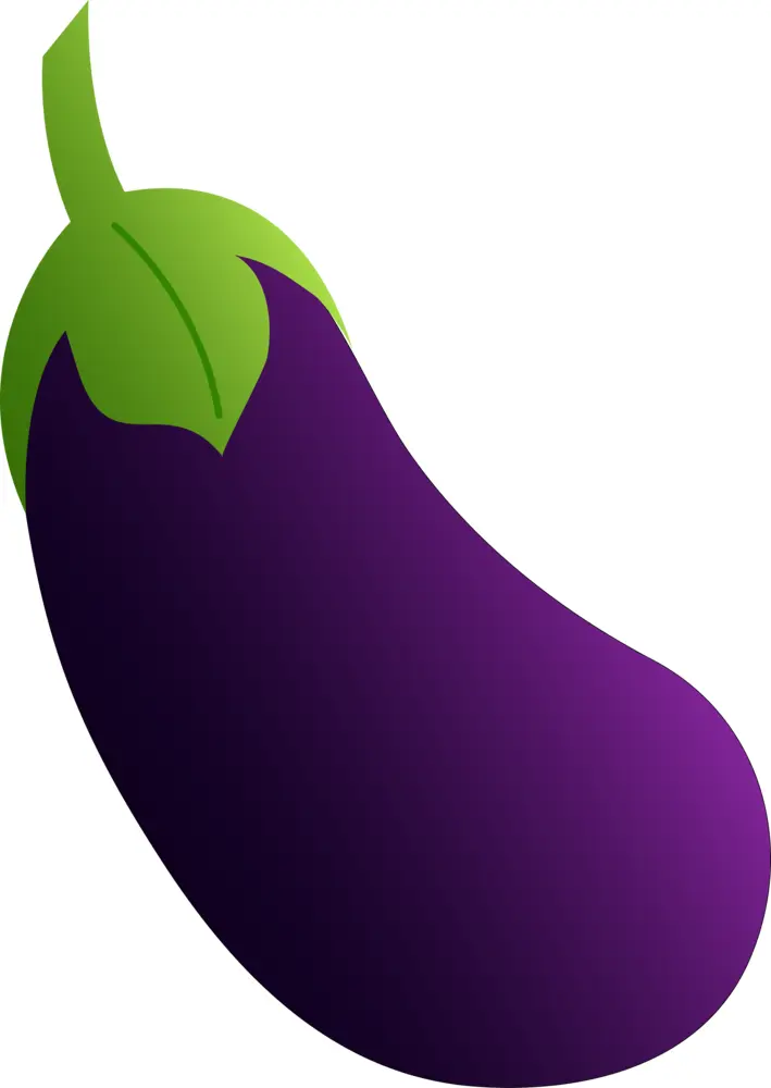 Purple Eggplant Illustration