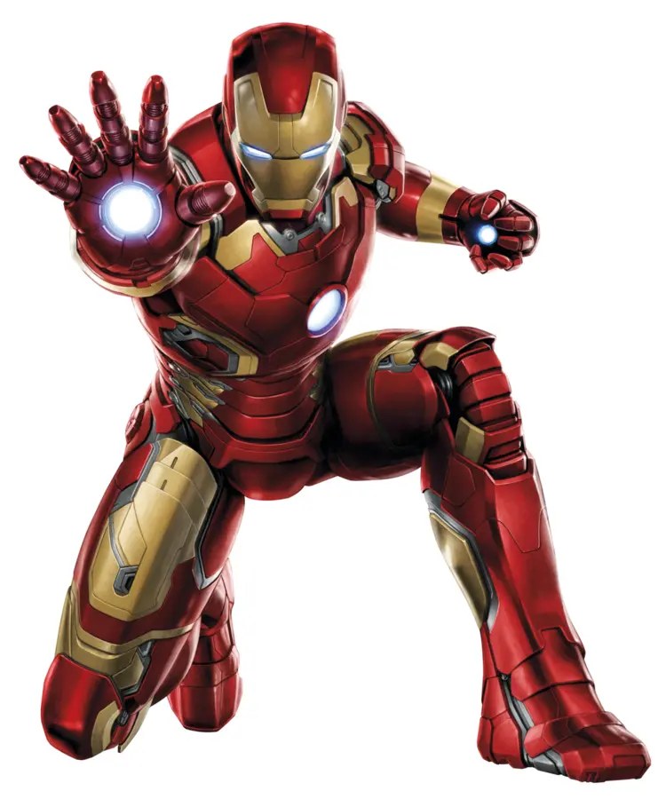 Iron Man in Red and Gold Suit