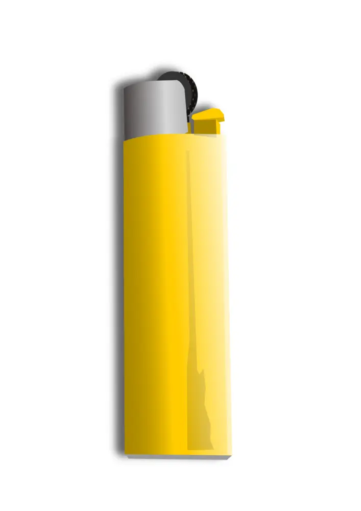 Yellow Plastic Lighter