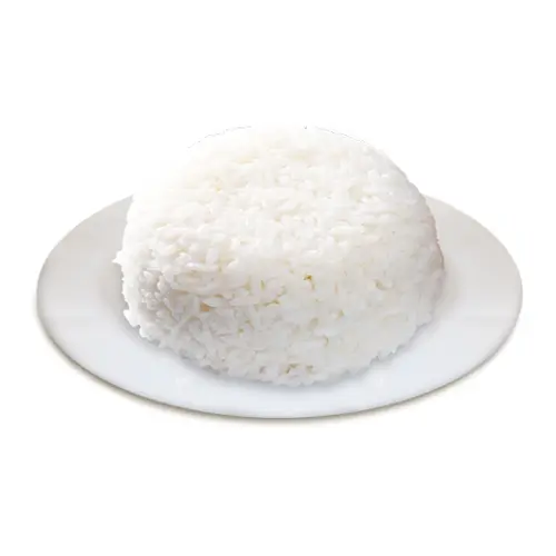 White Rice on Plate