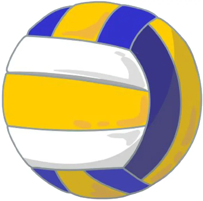 Colorful Volleyball Illustration