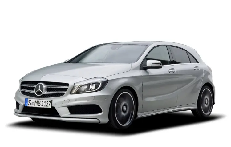 Silver Compact Hatchback Car