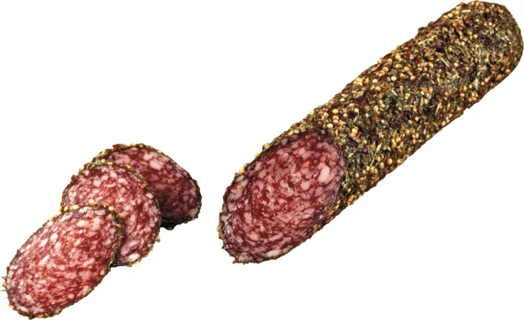 Pepper Coated Salami