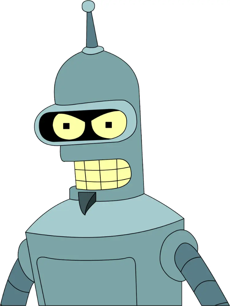 Close-up of Robot Cartoon