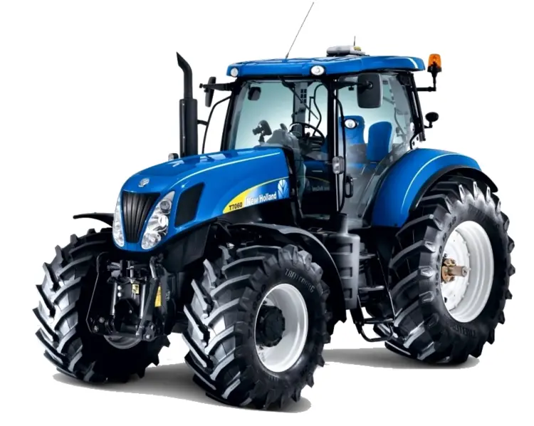 Blue Tractor for Agricultural Use