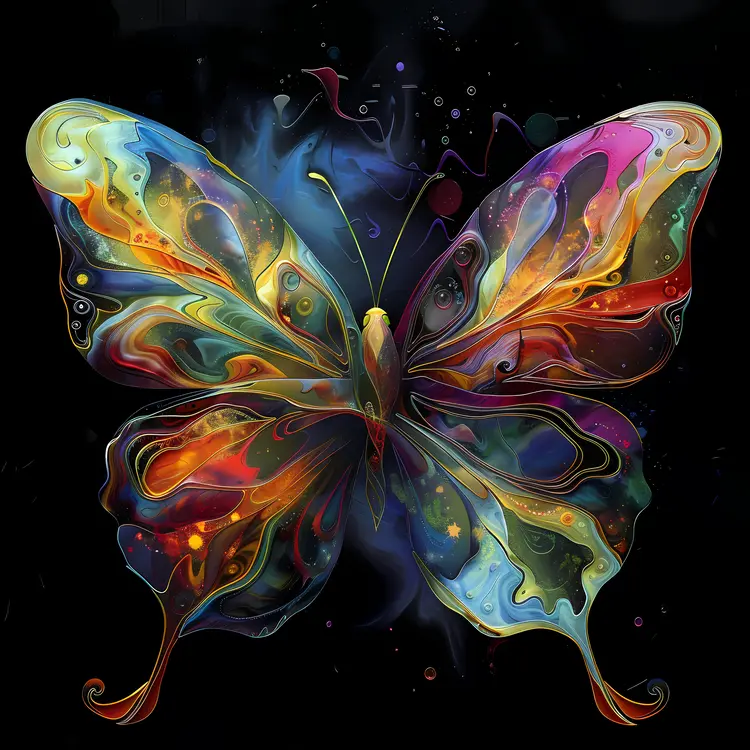 Colorful Butterfly Illustration