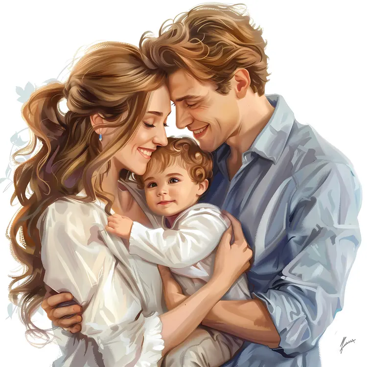 Loving Family Portrait
