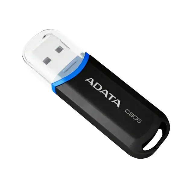 Black USB Flash Drive for Data Storage