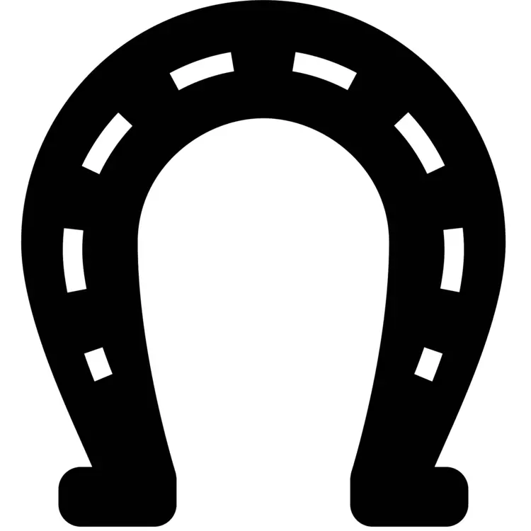 Black Horseshoe Symbol