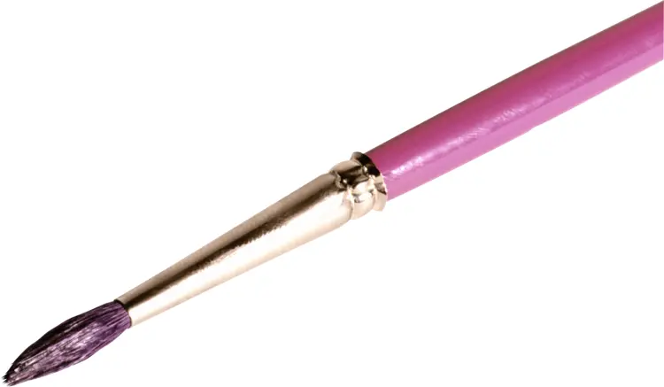 Paint Brush with Pink Handle