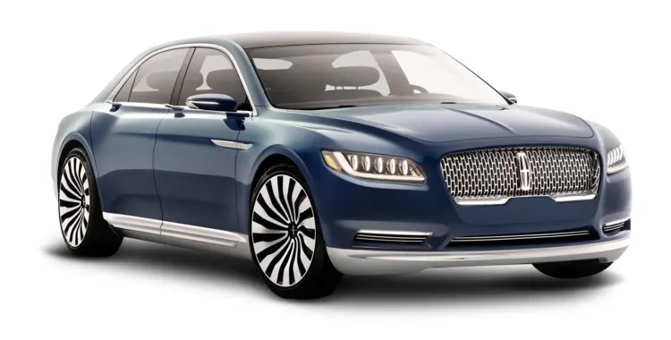 Luxury Blue Sedan Car
