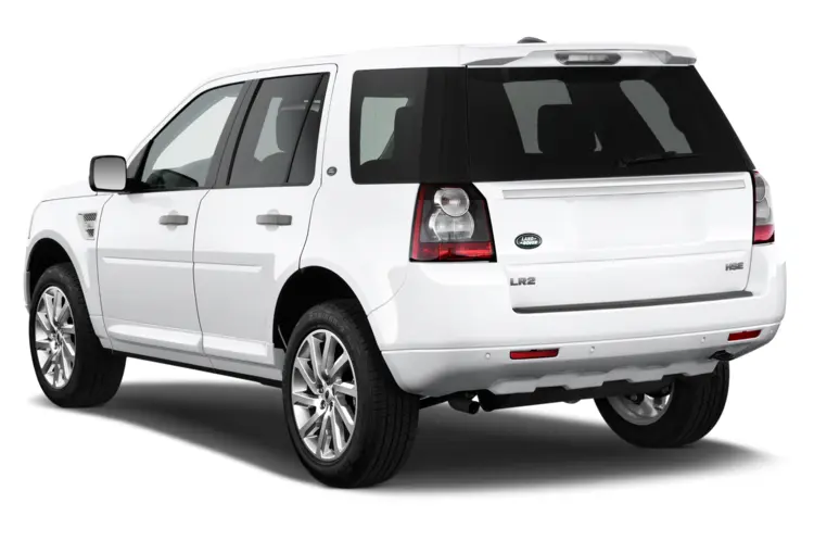 White Land Rover SUV