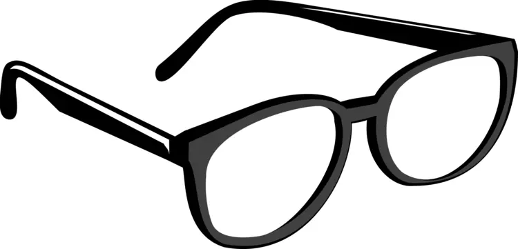 Vintage Black Round Glasses