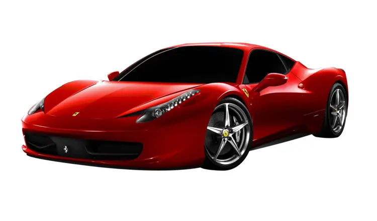 Red Sports Car with Sleek Design