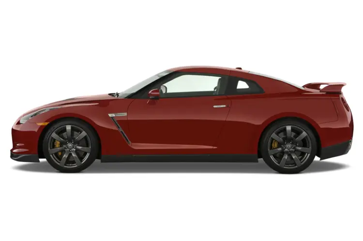 Red Nissan GT-R Side