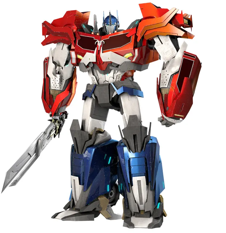 Optimus Prime Transformer Robot with Sword