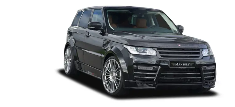 Black Range Rover Luxury SUV