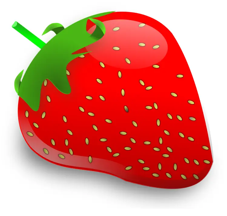 Bright Red Strawberry