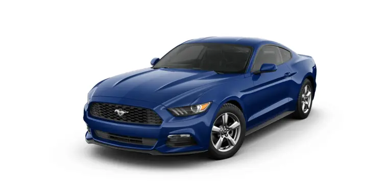 Blue Coupe Car
