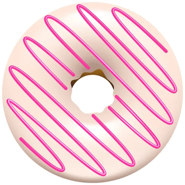 Donut with Pink Icing