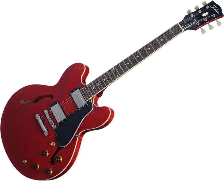Red Electric Guitar for Rock Music
