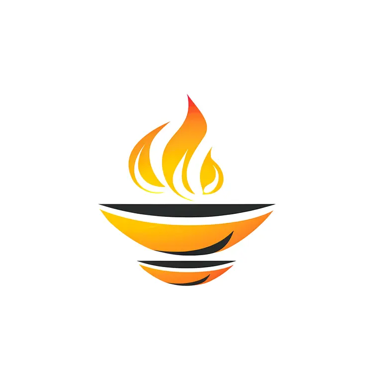 Stylized Diya Candle