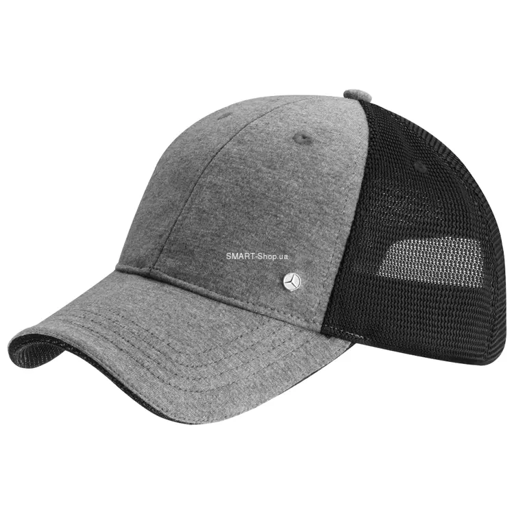 Gray and Black Mesh Cap