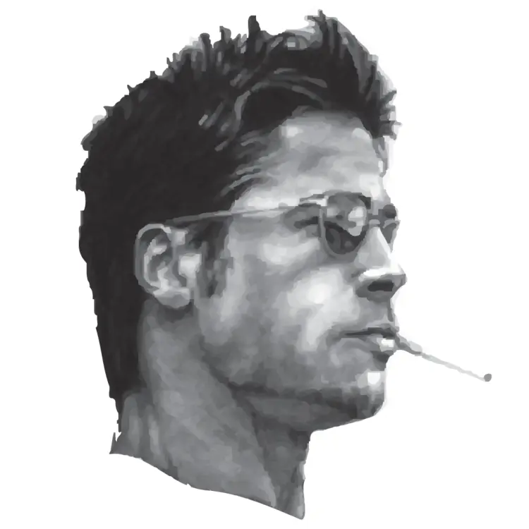 Stylish Man with Cigarette