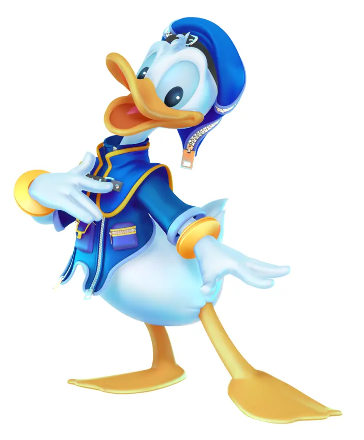 Duck in Blue Uniform