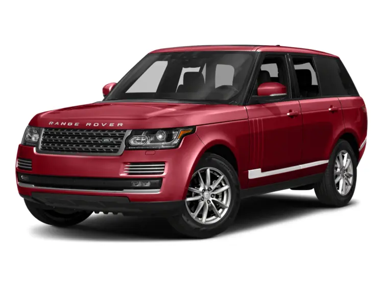 Red Range Rover Luxury SUV