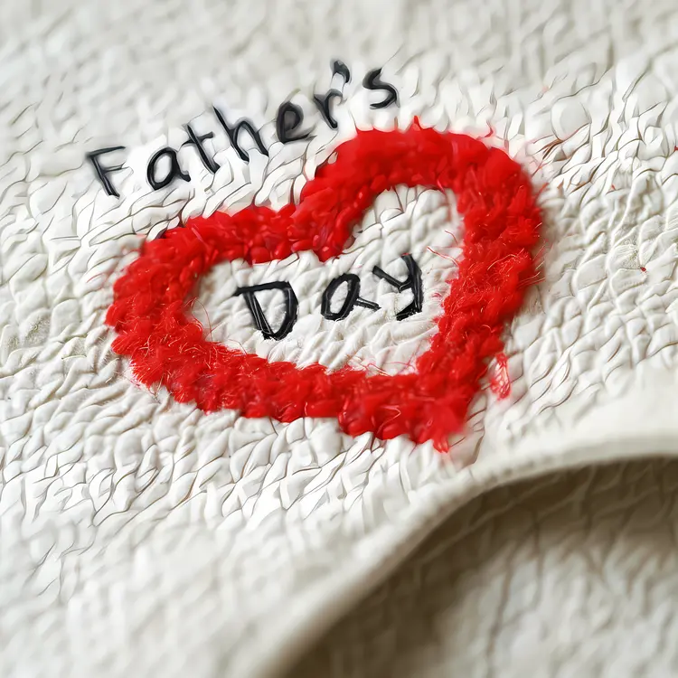 Father's Day Heart Illustration