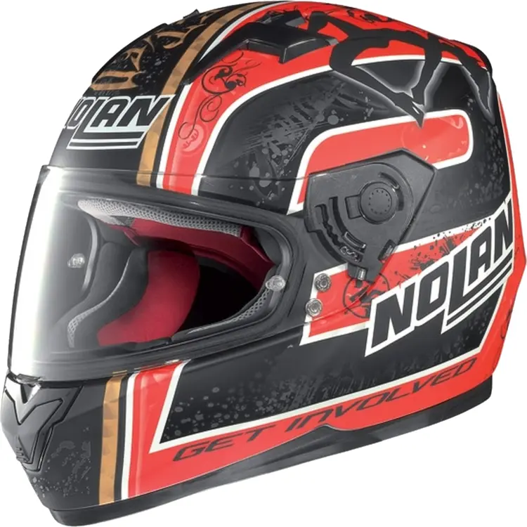 Red and Black Motorcycle Helmet
