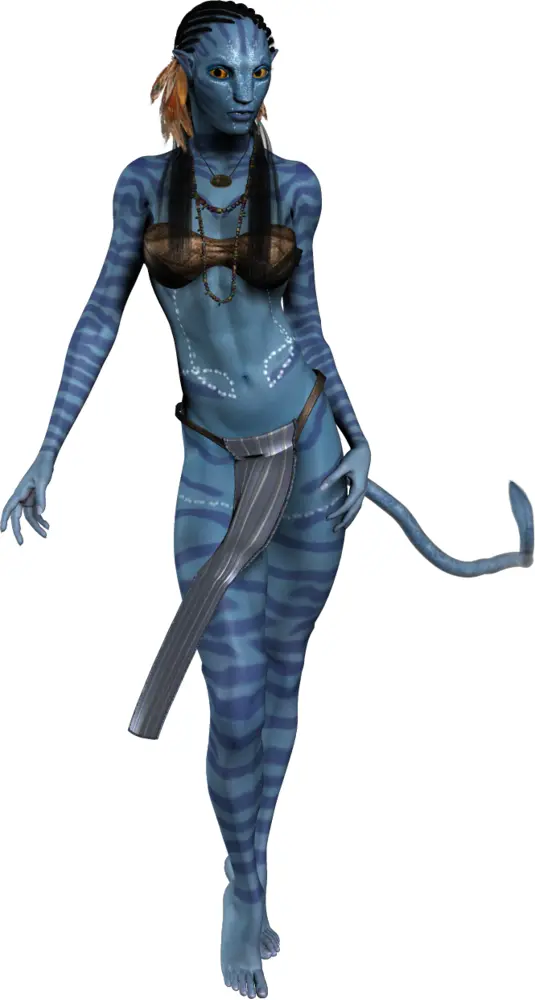 Blue Fantasy Character from a Movie