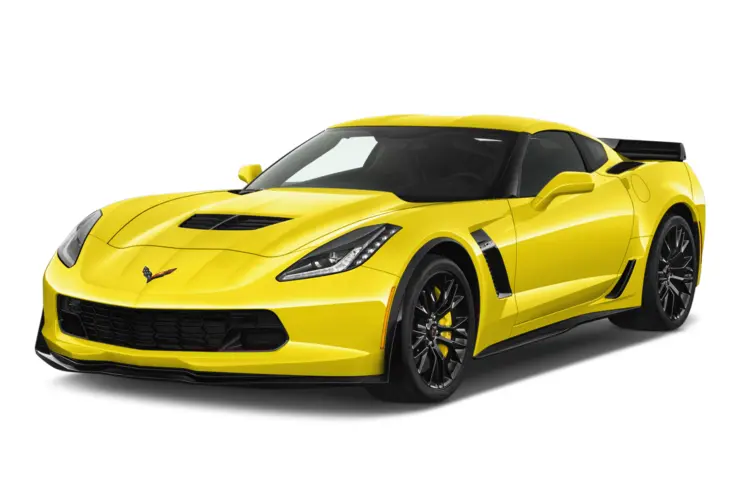 Yellow Chevrolet Corvette Sports Car for Speed Enthusiasts