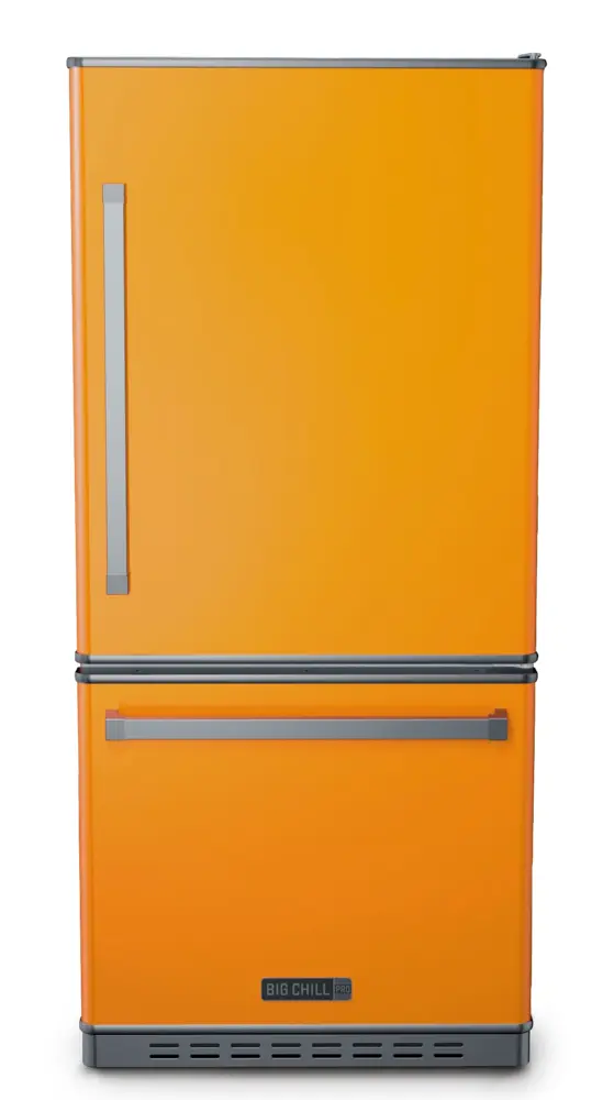 Orange Refrigerator for Kitchen