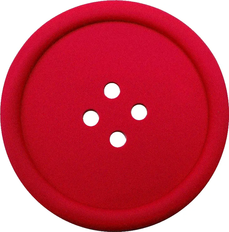 Red Button for Sewing Projects