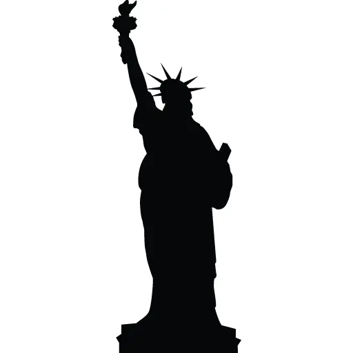 Statue of Liberty Silhouette