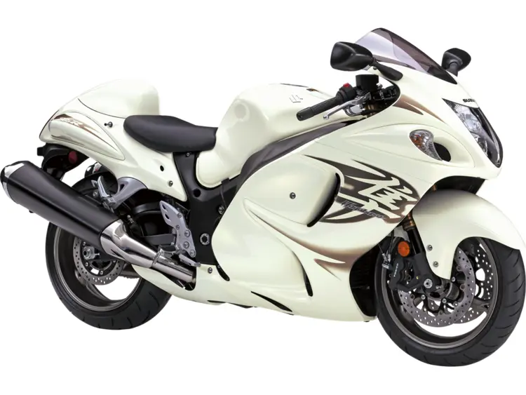White Sportbike Motorcycle