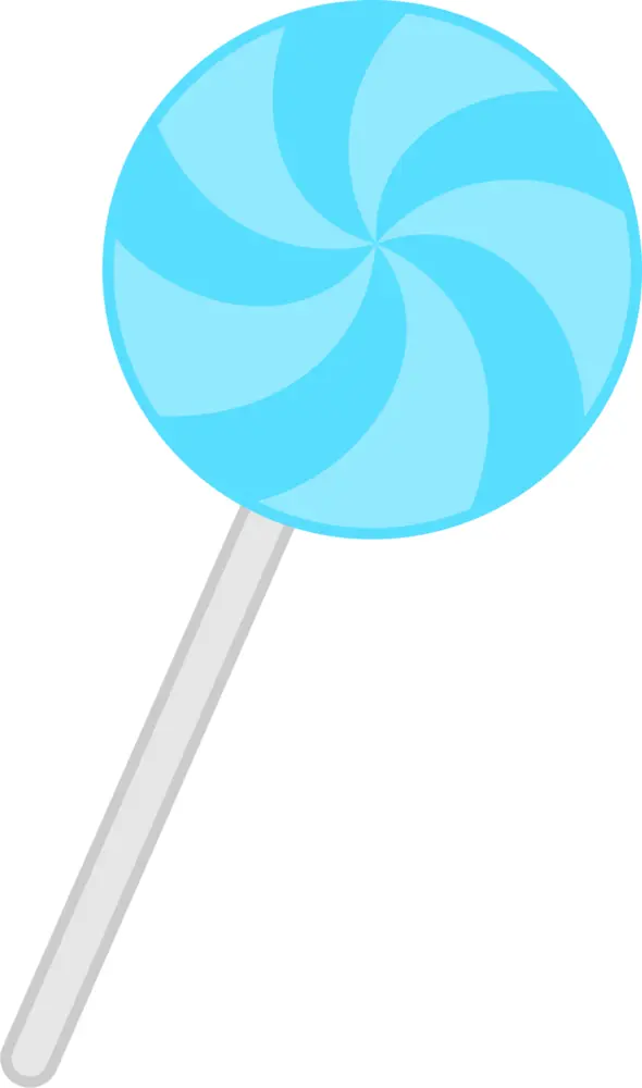 Blue Swirl Lollipop