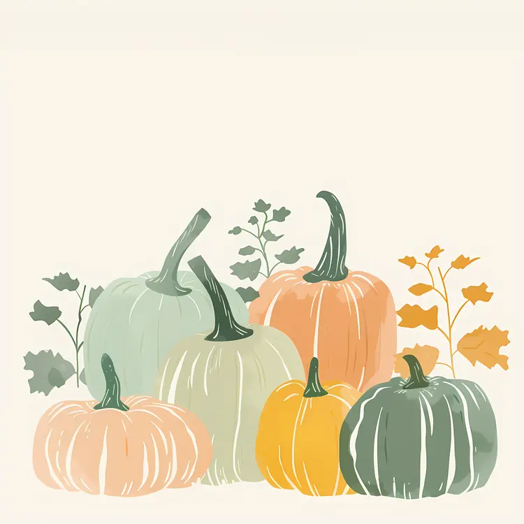 Colorful Pumpkins