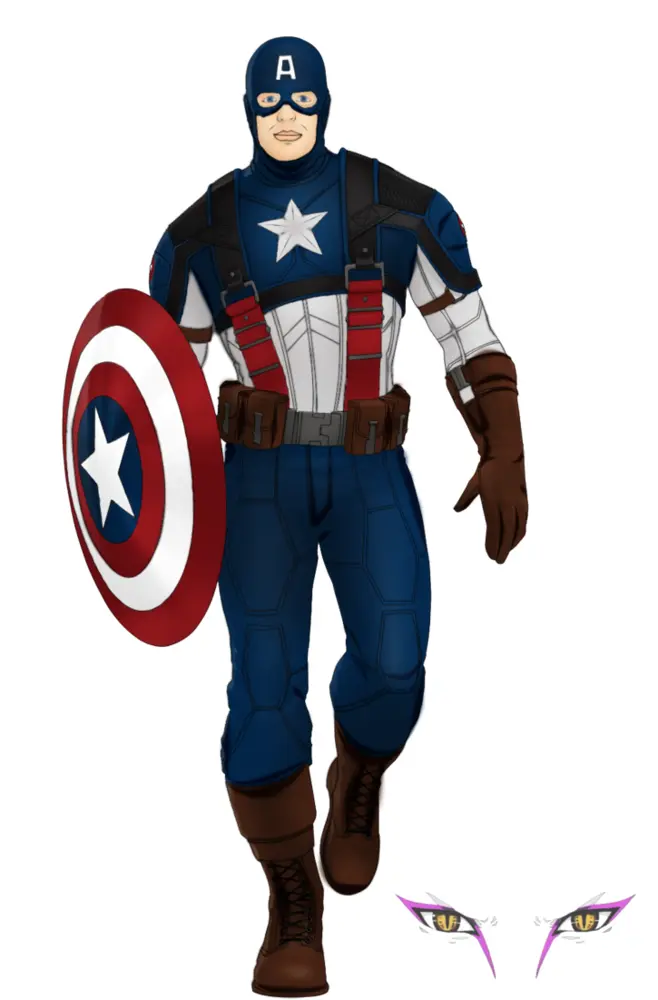 Superhero with Shield