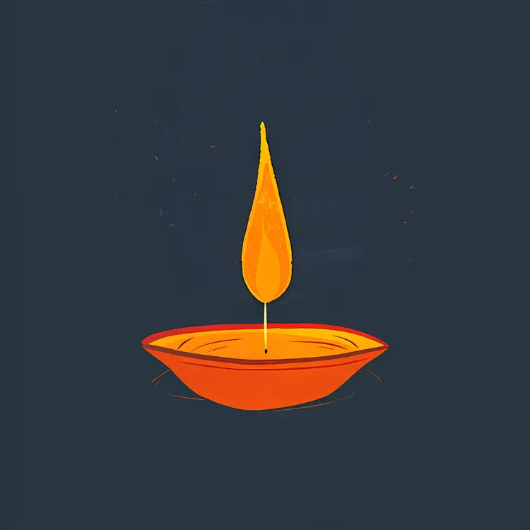 Minimalist Oil Lamp for Diwali
