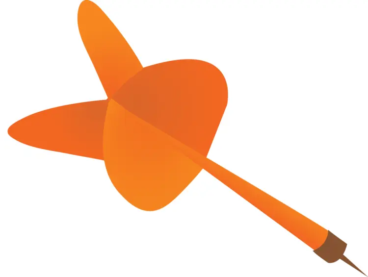 Orange Dart for Precision Games