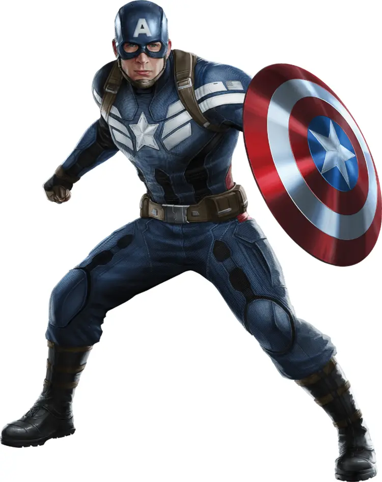 Captain America Ready for Battle