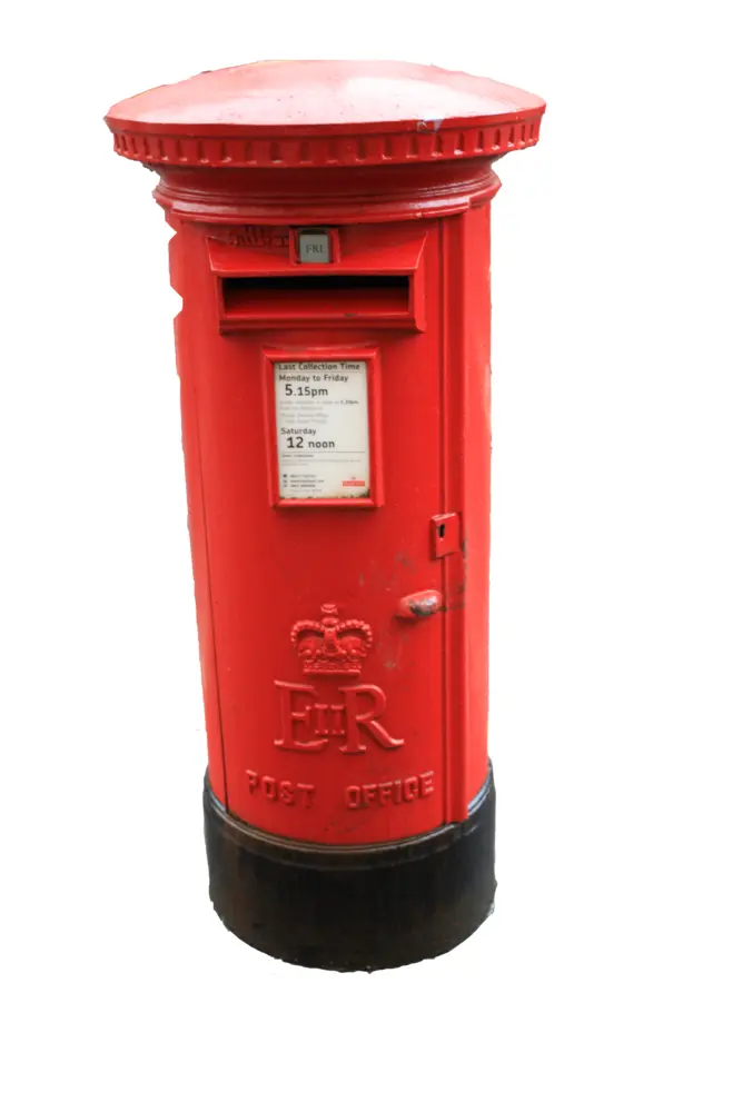 Classic Red British Post Box