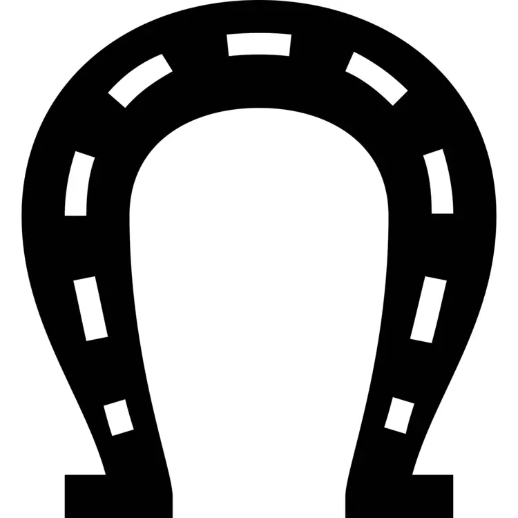 Black Horseshoe Symbol