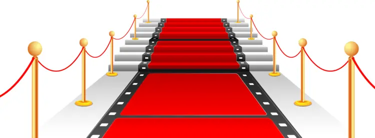 Red Carpet on Stairs for Event