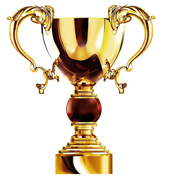 Elegant Gold Trophy