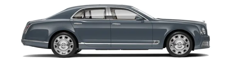 Blue Luxury Bentley Sedan